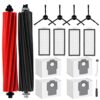 16 Pack Accessories Kit for Roborock Q5 Max+ / Q5 DuoRoller+ Robot Vacuum, 1 Dual Main Brushes, 4 HEPA Filter, 4 Side Brush, 4 Dust Bags,1 Cleaning Brush, 1 Screwdriver