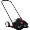22" Battery Powered Push Sweeper with Double Brush System 18V Lithium-Ion