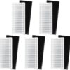 5 Pcs Filter Replacement For IHome Nova S1 Pro, IHRVS1PRO-3BLK, IHRVS1-3BLKS, IHRV9-BLKS Sweeper Accessories Filter, Robotic Vacuum Cleaner Parts