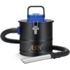 Ash Vacuum Cleaner -2.6 Gallon Fireplace Ash Vac with 800w Powerful Hose Non-Woven Dust Separator | Dry Stove Vacuum for Fireplaces Pellet Grill Wood Stove Fire Pits Blue