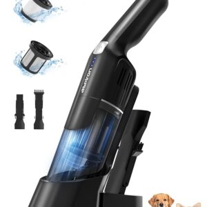 Aspiron Cordless Handheld Vacuum, 15KPA Powerful Car Vacuum, Rechargeable, Charging Dock, Ergonomic Handle, 2-in-1 Crevice Tool, 1.8lb Portable Handheld Vacuum with 2-Speed for...