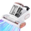 Bed Vacuum Cleaner, Mattress Vacuum Cleaner Portable 15KPa UV with High Heating Tech & Roller Brush Vacuums Upgrade Double Dust Cup Widened Suction Port Handheld Vacuums for Bed...