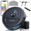 BPMIO Robot Vacuum and Mop Combo 5500Pa Max Suction with LiDAR Navigation Smart Mapping, 120 Min Runtime Customized Cleaning Schedule, Works with Alexa/WiFi/App, Great for Pet...