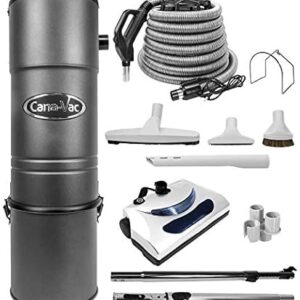 CanaVac ES-725 Ethos Series Central Vacuum Cleaner - Reliable FLOW-THRU MOTOR Up To 8,000 Sq Ft.- with the LS Deluxe Electric Package