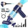 Car Vacuum Portable Cordless, 15000 Pa Vacuum Cleaner and Air Duster, Handheld Car Vacuum Cleaner with Led Light and Multi-Nozzles Mini Car Vacuum Cleaner for Car Pet Home Office
