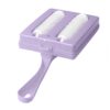 Carpet Debris Brush, Plastic Handheld Cleaning Brush Multi-functional Handheld Double Roller Sofa Sweepers Carpet Cleaner Brush (Random)