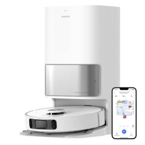 dreame L10s Ultra Robot Vacuum and Mop Combo, Auto Mop Cleaning and Drying, Self-Refilling and Self-Emptying Base for 60 Days of Cleaning, 5300Pa Suction and AI Navigation,...