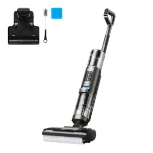 Eureka Cordless Wet Dry Cleaner Self Cleaning Vacuum and Mop Combo, 3 Modes, Good for Hard Floors Pet Hair Sticky Messes, RapidWash NEW430BL, Blue