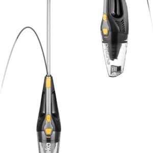 Eureka Home Lightweight Stick Vacuum Cleaner Powerful Suction Corded Multi-Surfaces, 3-in-1 Handheld Vac NES210, Blaze Black
