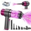 EYYA Handheld Car Vacuum Cleaner Cordless, 15000PA High Power Car Vacuum Cleaner & Air Duster, 4-in-1 Portable Mini Car Vacuum Cleaner with LED Light, Hand Held Vacuum Cleaner...