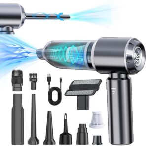 Handheld Car Vacuum, 15000PA Car Vacuum Portable Cordless, 3 Speed Adjustable 4 in 1 Hand Held Vacuum with Brushless Motor and Multiple Nozzles, High Power Mini Vacuum Cleaner...