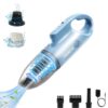 Handheld Car Vacuum Cleaner Cordless Rechargeable,10000Pa High Power Suction,Mini Portable Hand Held Vacuum Wireless with Double Layer Filters,Dust Buster For Home Pet Hair...