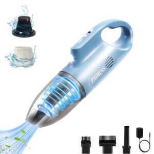 Handheld Car Vacuum Cleaner Cordless Rechargeable,10000Pa High Power Suction,Mini Portable Hand Held Vacuum Wireless with Double Layer Filters,Dust Buster For Home Pet Hair...
