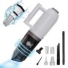 Handheld Car Vacuum Cleaner, Wireless Handheld Cordless Car Vacuum 6 in 1, 120W High Power Multifunctional Car Vacuum with LED Light,Upgraded HEPA Filter, Rechargeable Portable...