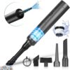 Handheld Vacuum, 13000Pa Cordless Handheld Vacuum, 120W High Power Wet and Dry Handheld Car Vacuum Cleaner with Multi-Nozzles, Compact Mini Home and Car Vacuum for Car Home...