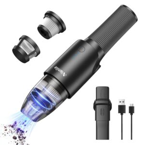 Handheld Vacuum Cordless, 18000Pa High Power Suction Car Vacuum Cleaner, Portable Mini Rechargeable Vacuum, Lightweight Portable Hand Held Vacuum for Car Home Office Cleaning,...