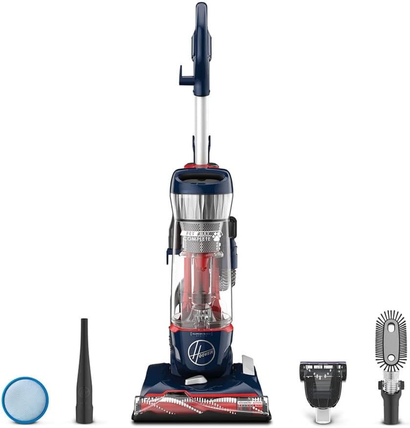 Hoover MaxLife Pet Max Complete UH74110M Bundle, Bagless Upright Vacuum Cleaner, for Carpet and Hard Floor, Blue Pearl Hoover MaxLife Pet Max Complete UH74110M Bundle, Bagless Upright Vacuum Cleaner, for Carpet and Hard Floor, Blue Pearl