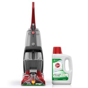 Hoover PowerScrub Deluxe Carpet Cleaner Machine, FH50150NC + 64 oz Everyday Carpet Cleaner Solution, Deep Cleaning Carpet Shampoo, AH31924