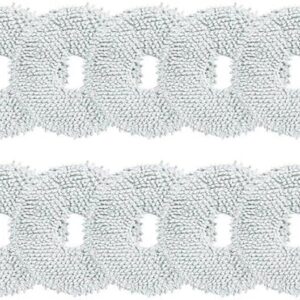 Howay 10 Pieces Replacement Pads Mop Rags Suitable for Dre-e Bot L10s Ultra for X10 Robot Vacuum Cleaner Mop Cloth Accessories