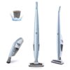 Kenmore DS1020 16V Cordless Stick Vacuum Lightweight 2-in-1 Handheld, LED Headlight with 2-Speed Power Control for Hardwood Floor, Carpet & Pet Hair, 16 Volts, Gray-Blue