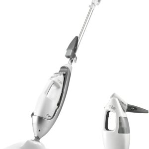 LIGHT 'N' EASY Multi-Functional steam mop Steamer for Cleaning Hardwood Floor Cleaner for Tile Grout Laminate Ceramic, 7688ANW, White
