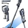 Lightweight Cordless Vacuum Cleaner, Up to 50 Minutes, Vacuum Cleaner for Home with Powerful Suction, Self-Standing, Stick and Handheld Vacuum for Carpets, Hard Floor, Pet Hair,...