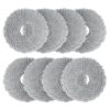 Microfiber Vacuum Mop Cloth Pads for Roborock Q Revo & Qrevo MaxV Robot Vacuum - Reusable and Washable Replacement Parts & Accessories for Efficient Home Cleaning (8...