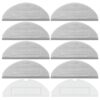 Mop Pad for Roborock S7 MaxV, S7 MaxV Ultra, S7 MaxV Plus, S7, S7+, S8, S8+ Robot Vacuum Cleaner, 8 Pcs Reusable Microfiber Mop Pads Accessories and 2 Pcs Disposable Mop Pads...