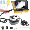 Muntuni Steam Cleaner, 2500w Handheld High-Temperature Pressurized Steam Cleaner, High Pressure Handheld Steam Cleaner for Furniture, Car Steam Cleaner (White)
