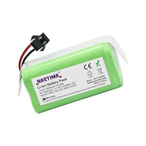 NASTIMA 14.4V 3000mAh Replacement Battery Compatible with Tesvor X500, Ecovacs N79 N79S and Eufy Robovac 11 11S MAX 15C MAX 20C 30C MAX G10 G20 G30