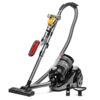 Ovente Heavy Duty Electric Bagless Canister Vacuum Cleaner 3L Dust Cup, Portable Corded Suction Vacuum Machine with Cleaning Tools Compact Easy to Clean & Storage, Black ST2620B