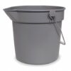 Pail, 2-1/2 gal, Gray
