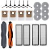 Replacement Parts Compatible with Dreame L10s Ultra,L20 Ultra,L40 Ultra,X30 Ultra Robot Vacuum Cleaner, 1 Roller Brush, 1 Bristle Brush, 6 Side Brushes, 4 Filter cartridges, 4...