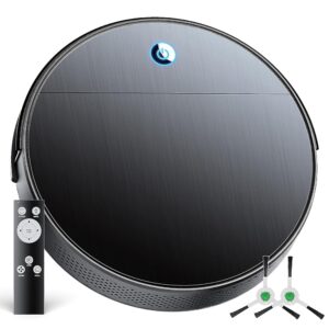 Robot Vacuum Cleaner, 2200Pa Strong Suction, Tangle-Free, Small and Quiet Robot Vacuum, 120 Mins Runtime, Auto Self-Charging Robotic Vacuum Ideal for Low Carpet, Pet Hair, Hard...