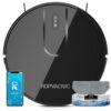 Robot Vacuum Cleaner Robot Vacuum and Mop Combo with 4000Pa Suction, Personalized Cleaning Adjustments, Self-Charging Robotic Vacuum Cleaner, Advanced Obstacle Avoidance, Black