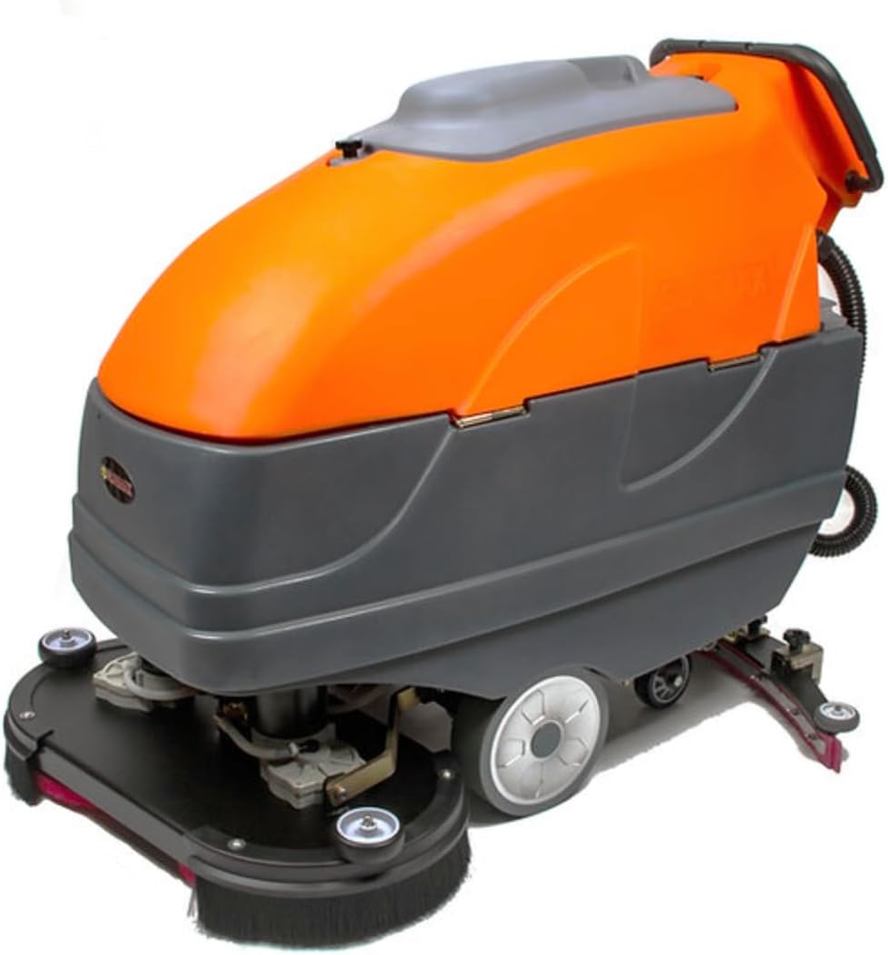 RT120 34" Self-Propelled Commercial Floor Scrubber Machine - 33-Gal Tank, Dual Brushes, Battery Powered, High Efficiency for Large Areas RT120 34" Self-Propelled Commercial Floor Scrubber Machine - 33-Gal Tank, Dual Brushes, Battery Powered, High Efficiency for Large Areas