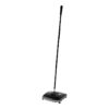 Rubbermaid Commercial Products Executive Series 6.5" Single-Action Mechanical Sweeper, Cordless, Black, Collects Dust, Dirt, and Debris from Hard Floors and Carpet