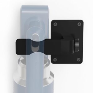 Shark Vacuum Cleaner Wall Mount Mini Shark Cordless Vacuum Stand Compatible for Shark IX141 IZ562H IZ682H IZ361H IZ462H IZ163H IZ363HT IZ483H and V7 V8 V10 V11 V12 V15(black)