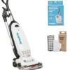 Simplicity Vacuums Allergy Upright Vacuum with Bags and Filter Set Bundle, Bagged Vacuum Cleaner with Certified Hepa Vacuum for Pet Hair, S20EZM