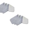 True & Tidy, Extra Thick Microfiber Mop Pad Pack Refill for SPRAY-250 Spray Mop SPRAY-360 Spray Mop Kit SWEEP-180 Sweeper Mop, Fits Other Mops, Machine Washable up to 100x, 15.5...
